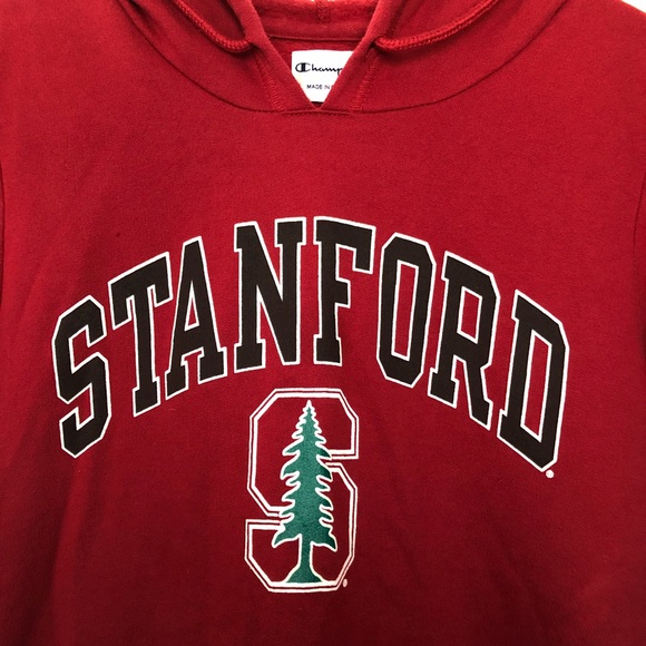 Stanford University Hoodie Champion Sweatshirt - Picture 3 of 5